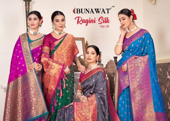Bunawat Ragini 1 Banarasi Silk Saree Catalog
